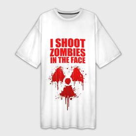 Платье-футболка 3D с принтом я стреляю в лицо зомби в Курске,  |  | covid | walking dead | апокалипсис | болезнь | вирус | выживание | зомби | ковид | конец света | коронавирус | кровь | пандемия | ходячие мертвецы | эпидемия