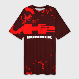 Платье-футболка 3D с принтом HUMMER  H2 + Камуфляж в Курске,  |  | Тематика изображения на принте: auto | gmc | h2 | humer | hummer | logo | moto | symbol | авто | автомобиль | гонки | знак | камуфляж | лого | логотип | логотипы | марка | машина | милитари | мото | символ | символы | хамер | хаммер