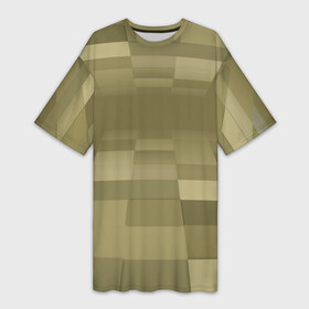 Платье-футболка 3D с принтом Пиксельный военный фон в Курске,  |  | 3д | военный | квадрат | перспектива | пиксел | пиксельный фон | солдат