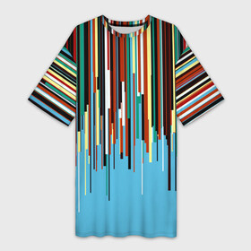 Платье-футболка 3D с принтом Glitch pattern 2087 в Курске,  |  | color | fashion | glitch | vanguard | авангерд | глитч | мода | цвет