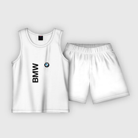 Детская пижама с шортами хлопок с принтом BMW (ато супер) в Курске,  |  | Тематика изображения на принте: bmw | авто | автомобили | лого | марка | машина | подарок | праздник