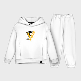 Детский костюм хлопок Oversize с принтом Pittsburgh Penguins   Питтсбург Пингвинз в Курске,  |  | hockey | nhl | penguins | pittsburg | pittsburgh | pittsburgh penguins | usa | нхл | пингвинз | питтсбург | питтсбург пингвинз | спорт | сша | хоккей | шайба