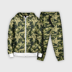 Детский костюм 3D с принтом Star camouflage в Курске,  |  | camouflage | military | star | военный | звезда | камуфляж