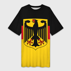 Платье-футболка 3D с принтом Германия  (Germany) в Курске,  |  | audi | bavaria | berlin | bmw | doberman | europe | fascist | frg | gdr | germany | hitler | mercedes | munich | ауди | бавария | берлин | бмв | гдр | герб германии | германия | германский флаг | гёте | доберман | европа | мерседес | мюнхен | нем