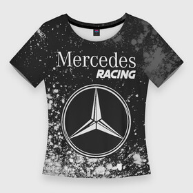 Женская футболка 3D Slim с принтом MERCEDES  Racing  Арт в Курске,  |  | amg | auto | bens | benz | logo | merc | mercedes | mersedes | moto | racing | star | vthctltc | авто | амг | бенц | звезда | класс | краска | краски | лого | логотип | мерин | мерс | мерседес | мото | символ | символы | ьуксувуы