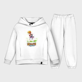 Детский костюм хлопок Oversize с принтом Уставший Rayman в Курске,  |  | Тематика изображения на принте: globox | rayman | rayman legends | глобокс | реймен | рэйман | рэймэн | человечек