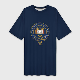 Платье-футболка 3D с принтом Oxford  эмблема университета в Курске,  |  | university of oxford | англия | британия | великобритания | вуз | колледж | образование | оксфорд | студенты | университет | школа