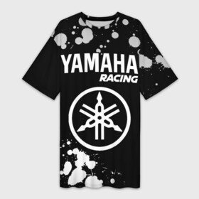Платье-футболка 3D с принтом YAMAHA  Racing + Краска в Курске,  |  | auto | logo | moto | motor | paint | racing | symbol | yamaha | авто | автомобиль | брызги | гонки | знак | краска | лого | логотип | логотипы | марка | машина | мото | мотоцикл | мотоциклы | символ | символы | ямаха