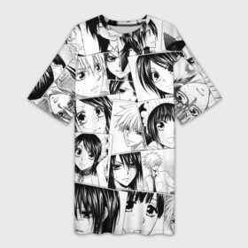 Платье-футболка 3D с принтом ПРЕЗИДЕНТ СТУДСОВЕТА ГОРНИЧНАЯ Pattern в Курске,  |  | anime | kaichou wa maid sama | аниме | анимэ | президент горничная
