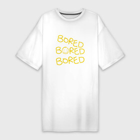 Платье-футболка хлопок с принтом Bored Bored Bored в Курске,  |  | bored | serial | sherlock | sherlock bored | боред | печаль | сериал | скука | скукота | скучать | скучающий | скучища | телесериал | тоска | уныние | шерлок | шерлок холмс