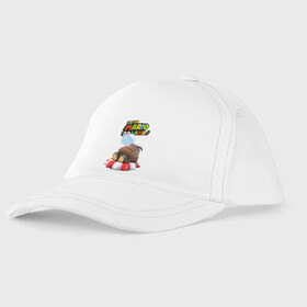 Детская бейсболка с принтом Goomba   Super Mario 3D Land в Курске, 100% хлопок | классический козырек, металлическая застежка-регулятор размера | Тематика изображения на принте: fangs | goomba | hero | mushroom | nintendo | super mario | video game | видеоигра | герой | гриб | гумба | клыки | персонаж | супер марио