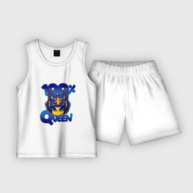 Детская пижама с шортами хлопок с принтом Ankha Animal Crossing в Курске,  |  | Тематика изображения на принте: animal crossing | ankha | cat | анка | клеопатра | кошка | кошки