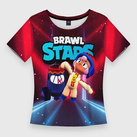 Женская футболка 3D Slim с принтом Бонни Bonny BrawlStars в Курске,  |  | boni | bonnie | brawl | brawl stars | brawlstars | brawl_stars | бони | бонни | бравлстарс