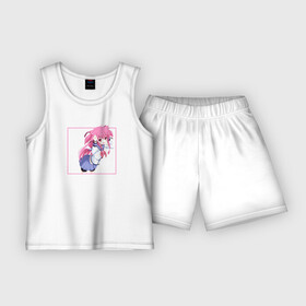 Детская пижама с шортами хлопок с принтом Sweet Yui  Ангельские ритмы в Курске,  |  | angel beats | anime | yui | ангельские ритмы | аниме | анимэ | юи