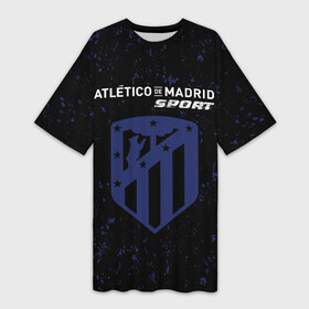 Платье-футболка 3D с принтом АТЛЕТИКО  Sport  Гранж в Курске,  |  | atletico | club | footbal | logo | madrid | sport | атлетико | гранж | знак | клуб | логотип | логотипы | мадрид | символ | символы | форма | футбол | футбольная | футбольный