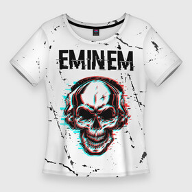 Женская футболка 3D Slim с принтом Eminem  ЧЕРЕП  Потертости в Курске,  |  | eminem | music | rap | гранж | музыка | рэп | рэпер | рэперы | рэпперы | хип | хип хоп | хоп | череп | эминем