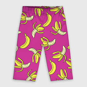 Велосипедки 3D с принтом Banana pattern  Summer  Color в Курске,  |  | Тематика изображения на принте: banana | color | pattern | summer | банан | лето | узор | цвет