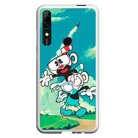 Чехол для Honor P Smart Z с принтом 2 Чашечки | Cuphead в Курске, Силикон | Область печати: задняя сторона чехла, без боковых панелей | Тематика изображения на принте: cuphead | cupheadshow | игра чашки | капхед | капхэд | нетфликс | чашечки | чашка | чашки | шоу | шоу чашечка