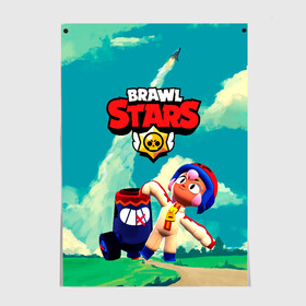 Постер с принтом brawlstars Выстрел Бонни Bonny в Курске, 100% бумага
 | бумага, плотность 150 мг. Матовая, но за счет высокого коэффициента гладкости имеет небольшой блеск и дает на свету блики, но в отличии от глянцевой бумаги не покрыта лаком | boni | bonnie | brawl | brawl stars | brawlstars | brawl_stars | бони | бонни | бравлстарс