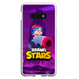 Чехол для Samsung S10E с принтом BrawlStars Бонни с пушкой Bonny в Курске, Силикон | Область печати: задняя сторона чехла, без боковых панелей | boni | bonnie | brawl | brawl stars | brawlstars | brawl_stars | бони | бонни | бравлстарс