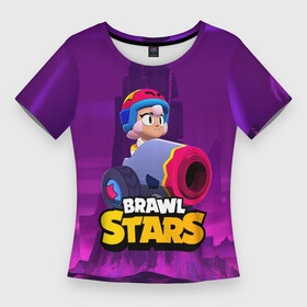 Женская футболка 3D Slim с принтом BrawlStars Бонни с пушкой Bonny в Курске,  |  | boni | bonnie | brawl | brawl stars | brawlstars | brawl_stars | бони | бонни | бравлстарс
