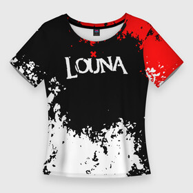 Женская футболка 3D Slim с принтом louna band в Курске,  |  | louna | louna 1984 | louna band | louna official video | rock | лауна | лоуна | луна | лусинэ геворкян | музыка | наше радио | рок | русский рок