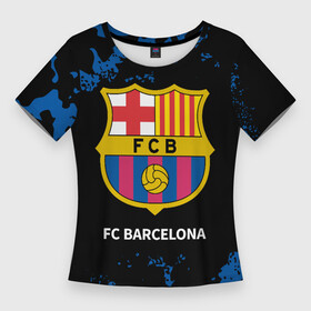 Женская футболка 3D Slim с принтом БАРСЕЛОНА  Камуфляж в Курске,  |  | barca | barcelona | barsa | barselona | fcb | logo | messi | барса | барселона | знак | камуфляж | клуб | лого | логотип | логотипы | месси | милитари | символ | символы | футбол | футбольная | футбольный