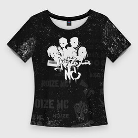 Женская футболка 3D Slim с принтом noize mc  Паттерн  маленькие брызги в Курске,  |  | hip hop | live | noize | noize mc | rap | rock | russia | выход в город | клип | концерт | новый альбом | нойз | нойз мс | официальный клип | рэп