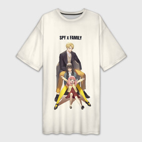 Платье-футболка 3D с принтом Spy x Family  Семья шпиона в Курске,  |  | anime | eyes | girl | spyxfamily | аниме | анимэ | глаза | девушка | модные | семья шпиона | хайп | шмот