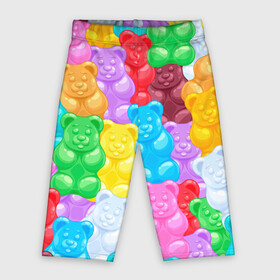 Велосипедки 3D с принтом мармеладные мишки разноцветные в Курске,  |  | background | bear | bears | colorful | gummy bears | haribo | marmalade | multicolor | sweets | мармелад | мармеладные мишки | медведи | медведь | мишки | мультицвет | разноцветный | сладости | фон | харибо