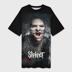 Платье-футболка 3D с принтом Slipknot  The Gray Chapter  Corey Taylor в Курске,  |  | corey taylor | metal | musick | nu metal | rock | slipknot | the gray chapter | группа | кори тейлор | метал | музыка | музыканты | ню метал | портреты | постеры | рок | слипкнот