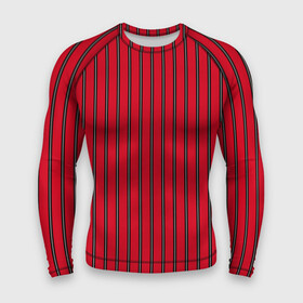 Мужской рашгард 3D с принтом Красно черный узор в полоску в Курске,  |  | red striped | striped pattern | красный и черный | полоска | ретро