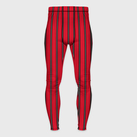 Мужские тайтсы 3D с принтом Красно черный узор в полоску в Курске,  |  | red striped | striped pattern | красный и черный | полоска | ретро