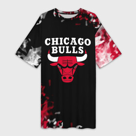 Платье-футболка 3D с принтом Чикаго Буллз  Chicago Bulls  Огонь в Курске,  |  | alex caruso | bulls | chicago bulls | demar derozan | lonzo ball | nba | nikola vucevic | sport | zach lavine | баскет | баскетбол | спорт