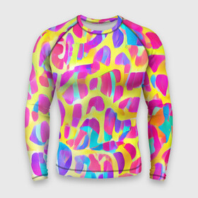 Мужской рашгард 3D с принтом Красочные пятна в Курске,  |  | bright | colors | expression | funny | multicoloured | pattern | positive | spots | summer | веселый | выразительный | добрый | забавный | красивый | красочный | летний | паттерн | позитивный | пятна | радостный | разноцветный