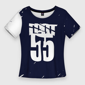 Женская футболка 3D Slim с принтом ГРОТ 55 в Курске,  |  | grot | logo | music | rap | rus | rus rap | грот | лого | музыка | реп | русский реп