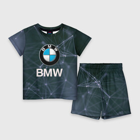 Детский костюм с шортами 3D с принтом БМВ  BMW  Абстракция в Курске,  |  | bmw | bmw performance | m | motorsport | performance | бмв | моторспорт