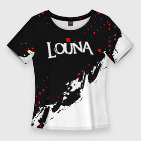 Женская футболка 3D Slim с принтом louna band  лоуна в Курске,  |  | louna | louna 1984 | louna band | louna official video | rock | лауна | лоуна | луна | лусинэ геворкян | музыка | наше радио | рок | русский рок