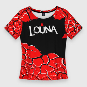 Женская футболка 3D Slim с принтом louna band  ТРЕЩИНЫ в Курске,  |  | louna | louna 1984 | louna band | louna official video | rock | лауна | лоуна | луна | лусинэ геворкян | музыка | наше радио | рок | русский рок