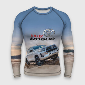 Мужской рашгард 3D с принтом Toyota Hilux Rogue  Off road vehicle  Тойота  проходимец в Курске,  |  | car | forest | nature | off road vehicle | power | stones | toyota | автомобиль | внедорожник | камни | лес | мощь | природа | тойота