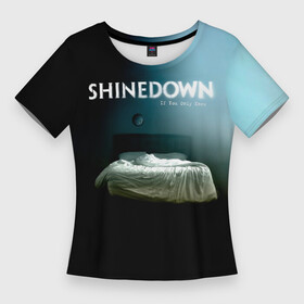 Женская футболка 3D Slim с принтом If You Only Knew  Shinedown в Курске,  |  | brent smith | if you only knew | shinedown | брент смит | группа | музыка | рок | рок группа
