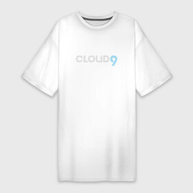 Платье-футболка хлопок с принтом Cloud9  Summer9 (2022 23) в Курске,  |  | 0x000000123 | cloud9 | csgo | hobbit | interz | nafany | sh1ro | клауд 9 | ксго | облако | форма