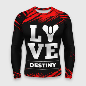 Мужской рашгард 3D с принтом Destiny Love Классика в Курске,  |  | destiny | logo | love | дестини | игра | игры | краска | лого | логотип | символ