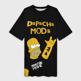 Платье-футболка 3D с принтом Depeche Mode Гомер Симпсон рокер в Курске,  |  | british | deep purple | england | gomer | heavy metal | homer | rock group | simpson | simpsons | альбом | англия | британская | гомер | дип | дип перпл | перпл | рок группа | рокер | симпсон | симпсоны | хеви металл