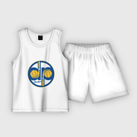 Детская пижама с шортами хлопок с принтом Warriors  Hoop Kid в Курске,  |  | basketball | game | golden s | nba | warriors | баскетбол | баскетболист | карри | мяч | нба | спорт | спортсмен