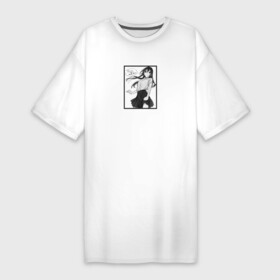 Платье-футболка хлопок с принтом КЁКО ХОРИ ЧБ  Horimiya в Курске,  |  | anime | horimiya | kyouko hori | аниме | анимэ | кёко хори