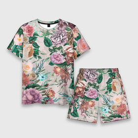 Мужской костюм с шортами 3D с принтом Color floral pattern  Expressionism  Summer в Курске,  |  | expression | fashion | flowers | pattern | rose | summer | лето | мода | паттерн | роза | цветы | экспрессия