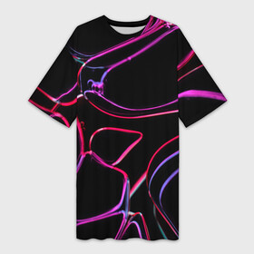 Платье-футболка 3D с принтом Неоновые линзы во тьме  Розовый в Курске,  |  | abstraction | art | colorful | colors | neon | surrealism | абстракция | арт | искусство | линзы | неон | пузыри | разноцветный | сюрреализм | цвета