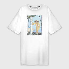 Платье-футболка хлопок с принтом Amalfi. Robe, de Worth (Вид на море) в Курске,  |  | абстракция | винтаж | девушка | искусство | картина | классика | любовь | минимализм | отдых | природа | цветы | экспрессионизм