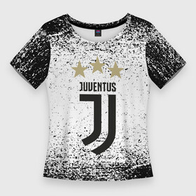 Женская футболка 3D Slim с принтом ювентус  три звезды в Курске,  |  | abstraction | black white | cr7 | fc juventus | football | geometry | hexagon | juve | juventus | neon | ronaldo | sport | texture | triangle | абстракция | бык | геометрия | неон | роналдо | роналду | соты | спорт | текстура | футбол | ч